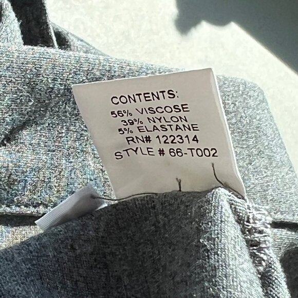 Peace Of Cloth Cape Jacket Size 1X Oversized Button Up Panticular New York Gray - Picture 5 of 9